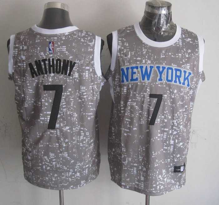 New York Knicks #7 Carmelo Anthony Gray City Luminous Stitched Jersey,We sell and wholesale New York Knicks #7 Carmelo Anthony Gray City Luminous Stitched Jersey on line form chian!